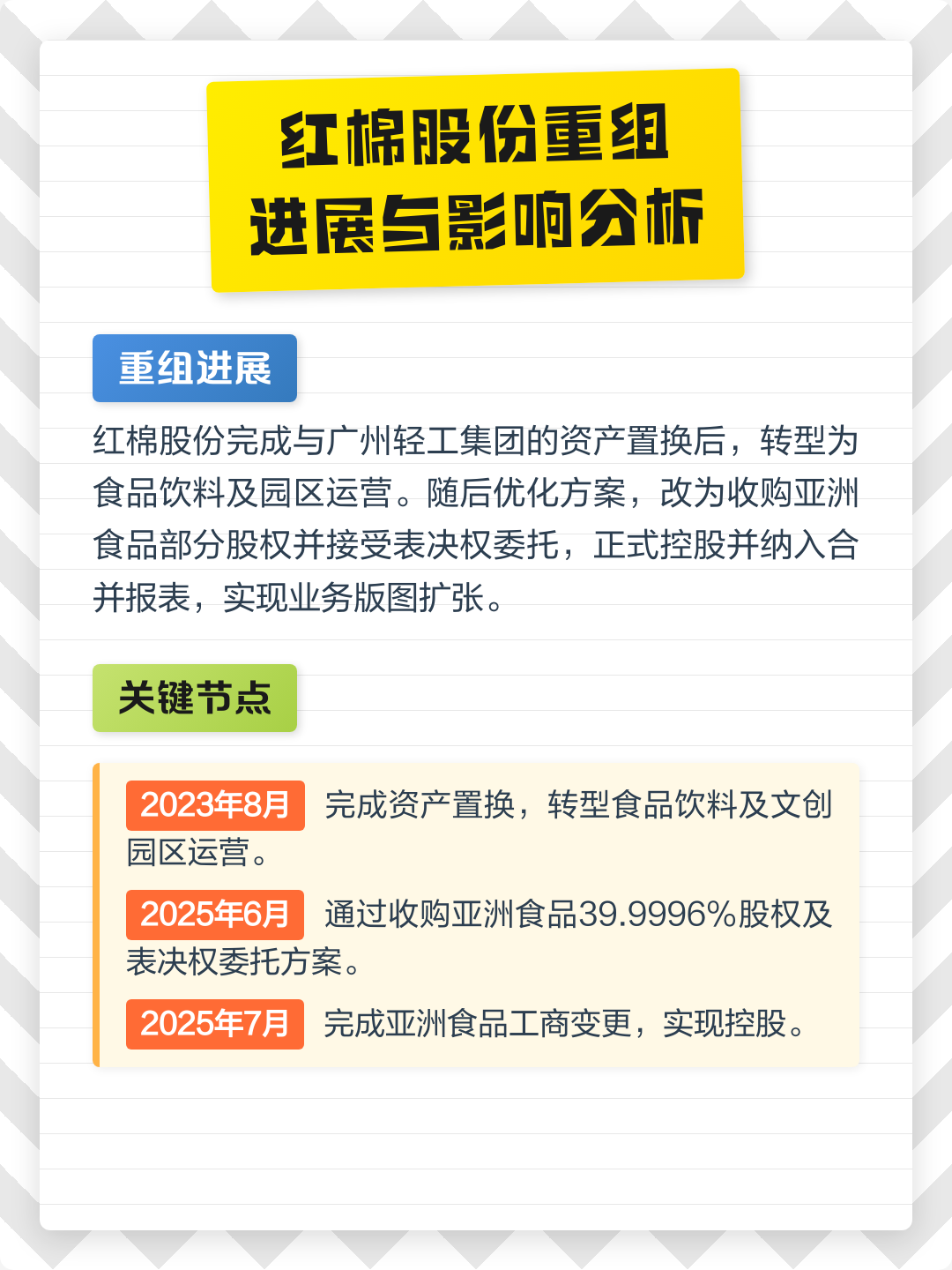 蚌埠市食品资产重组(食品资产重组案例)